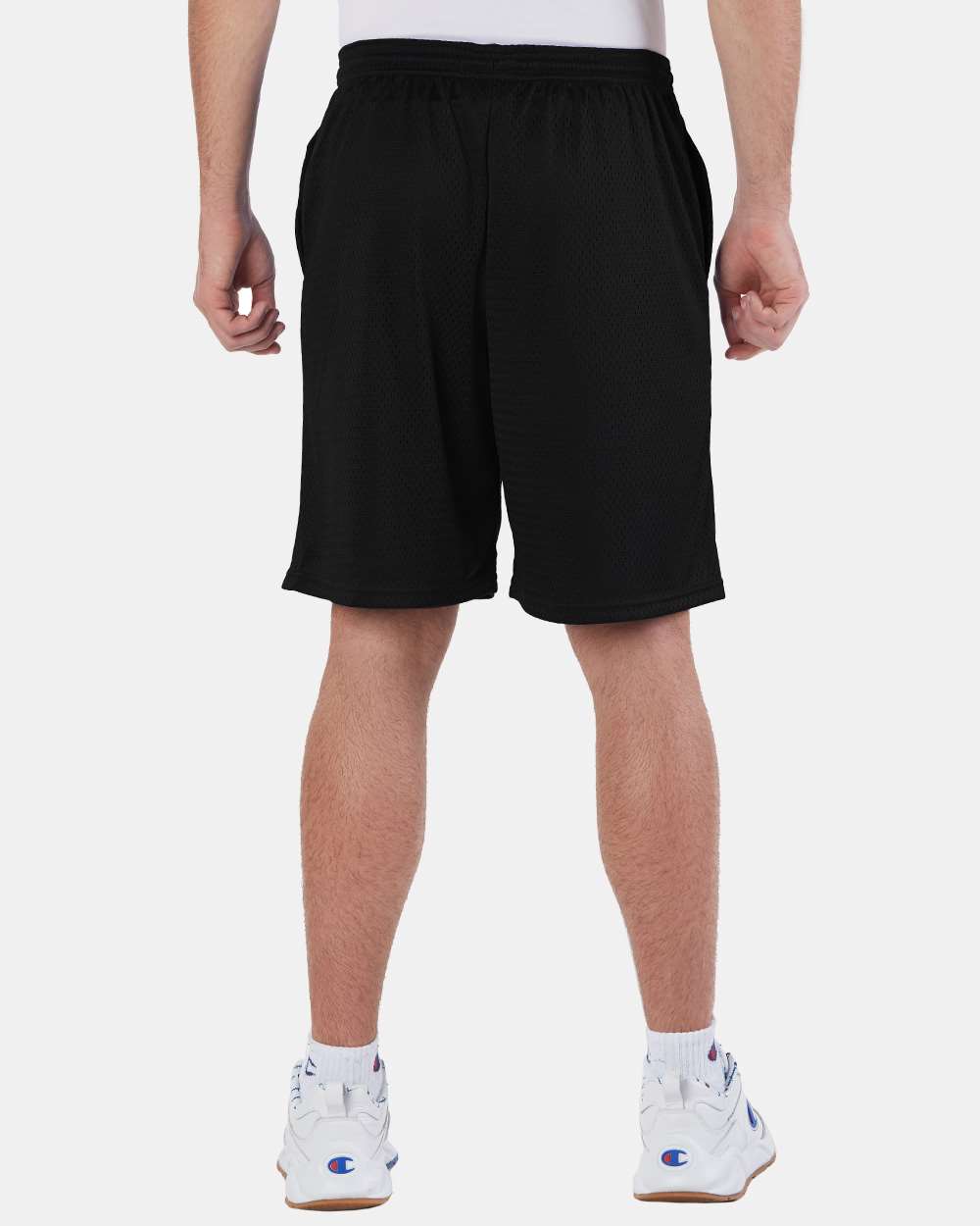 S162 - Champion Long Mesh Men's Shorts with Pockets