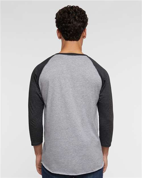 Men's Baseball Fine Jersey Three-Quarter Sleeve Tee