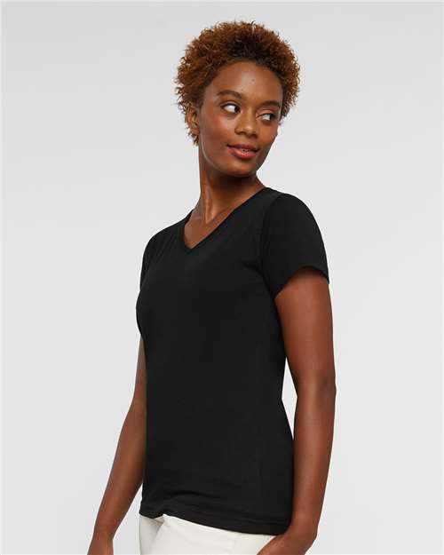 Women's Fine Jersey V-Neck Tee