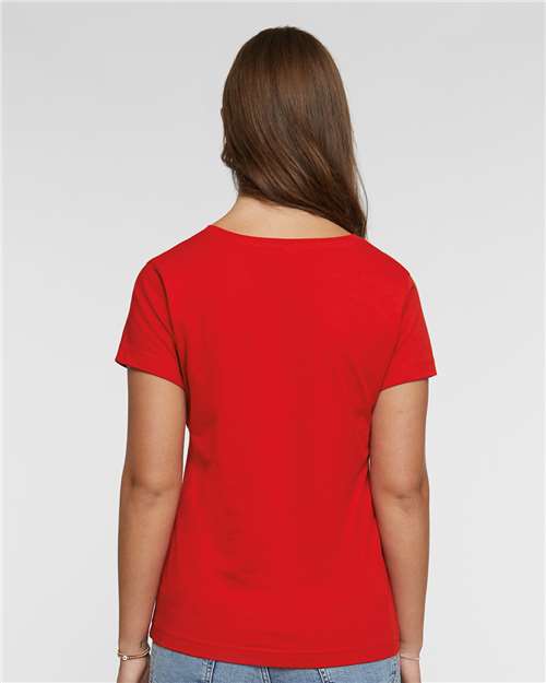 Women's Fine Jersey V-Neck Tee