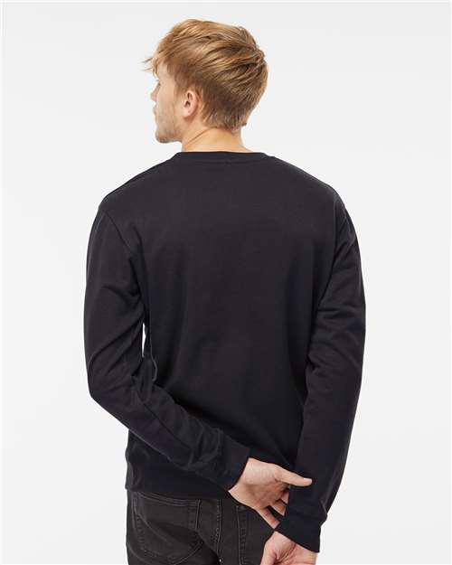 Unisex Midweight Crewneck Sweatshirt – On Model – Back