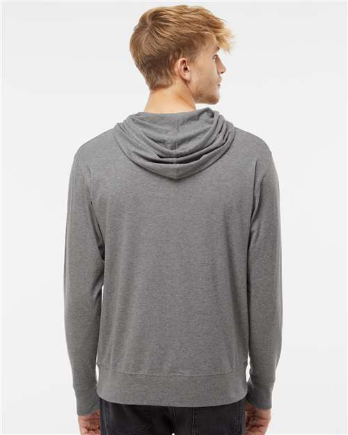 Unisex Lightweight Hooded Pullover T-Shirt