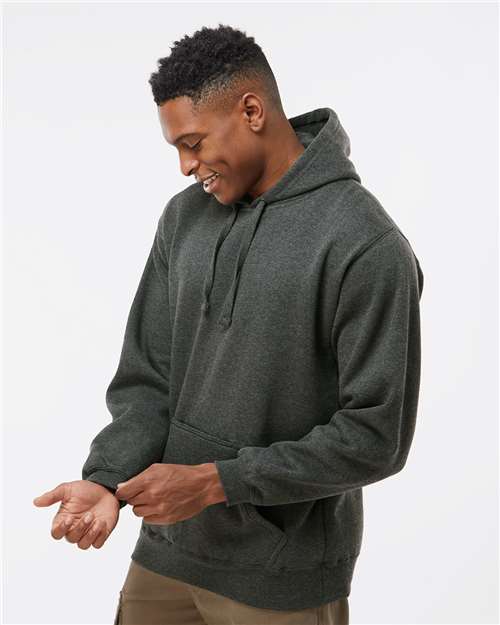 Men's Tailgate Hooded Sweatshirt – On Model – Side