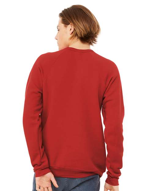 Unisex Sponge Fleece Raglan Crewneck Sweatshirt