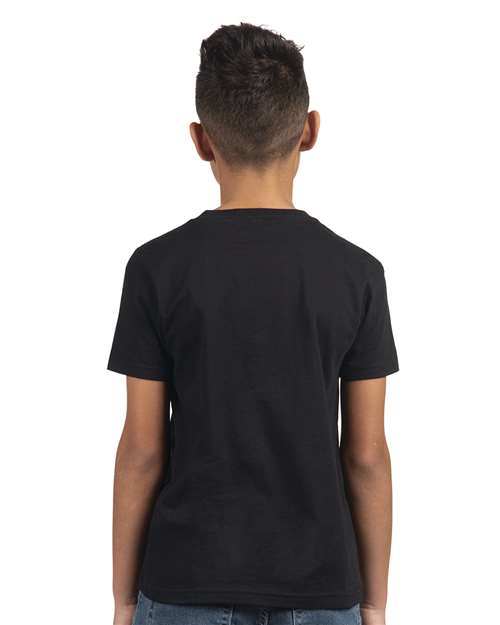Youth Cotton T-Shirt – On Model – Back
