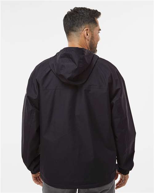 Unisex Torrent Waterproof Hooded Jacket – On Model – Back
