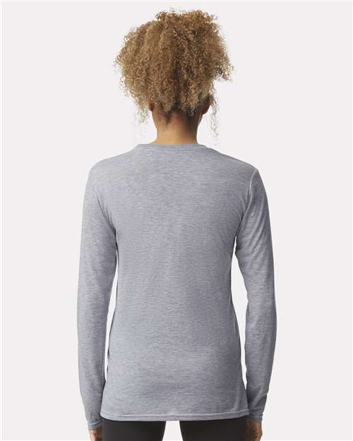 Unisex Performance® Long Sleeve T-Shirt – On Model – Back