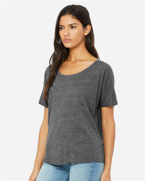 Women’s Slouchy Tee – On Model – Side