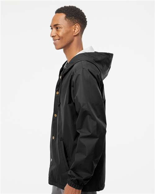 Men's Water-Resistant Hooded Windbreaker