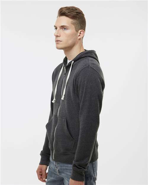 Men's Triblend Full-Zip Hooded Sweatshirt