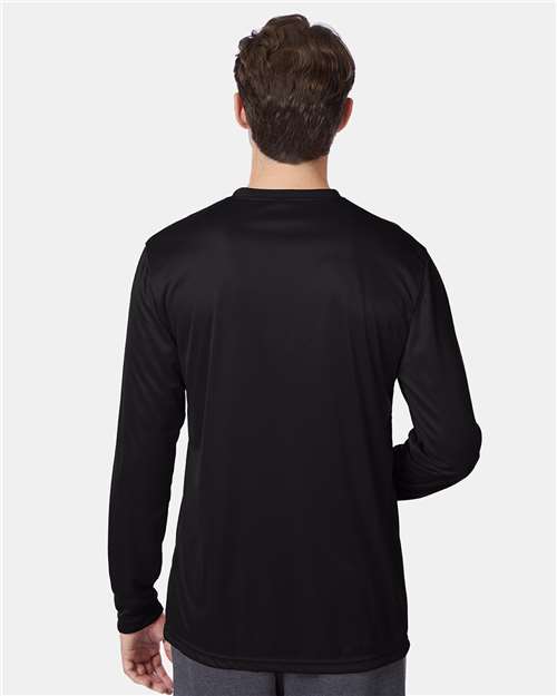 Unisex Cool DRI® Long Sleeve Performance T-Shirt – On Model – Back