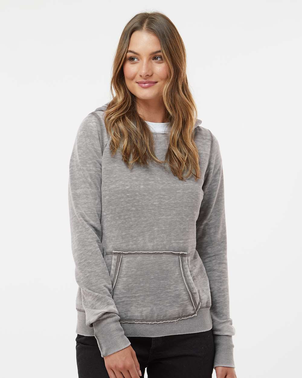 J. America 8912 - Women's Zen Fleece Hooded Sweatshirt