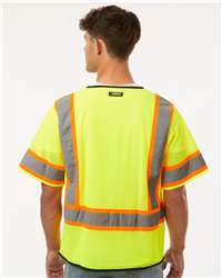 Kishigo 1565-1566 - Unisex Class 3 Mesh Zippered Vest
