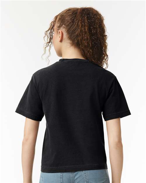 Women's Garment-Dyed Heavyweight Boxy T-Shirt – On Model – Back