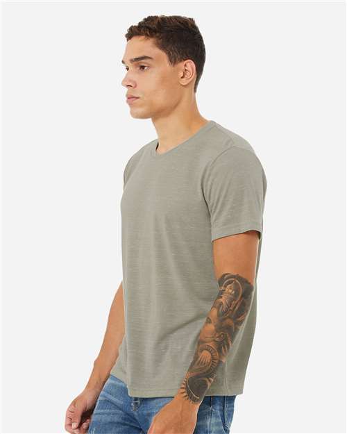 Unisex Texture Tee – On Model – Side