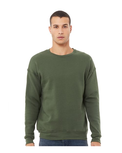 Unisex Sponge Fleece Drop Shoulder Crewneck Sweatshirt