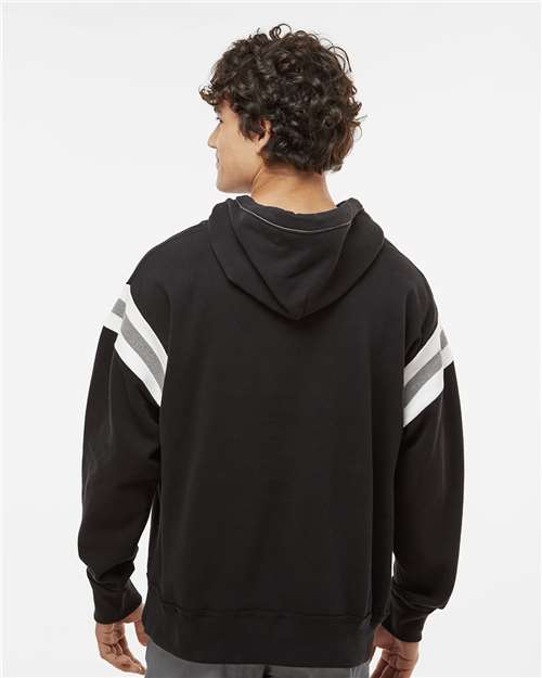 Men's Vintage Athletic Hooded Sweatshirt – On Model – Back