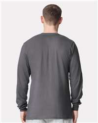 American Apparel American Apparel Unisex Fine Jersey Long Sleeve Tee, view 5