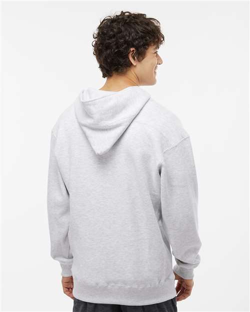 Men's Sport Lace Hooded Sweatshirt – On Model – Back