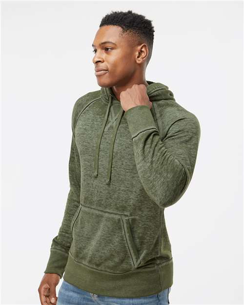 Men's Vintage Zen Fleece Hooded Sweatshirt – On Model – Side