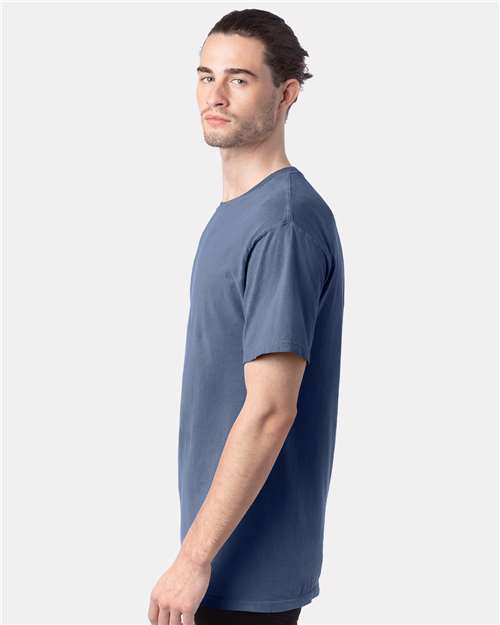 Men's Garment-Dyed T-Shirt – On Model – Side