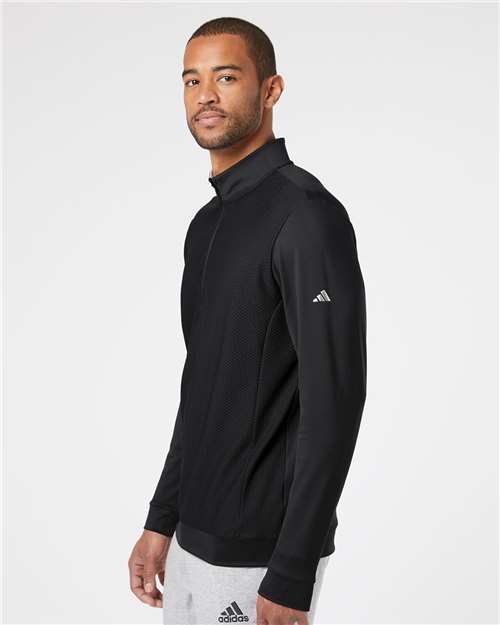 Men's Textured Quarter-Zip Pullover