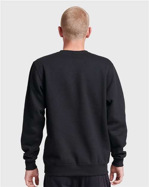 Unisex Eco™ Premium Blend Ring-Spun Crewneck Sweatshirt – On Model – Back
