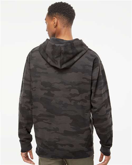 Unisex Midweight Hooded Sweatshirt – On Model – Back