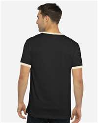 Next Level Next Level Unisex Cotton Ringer Tee, view 4