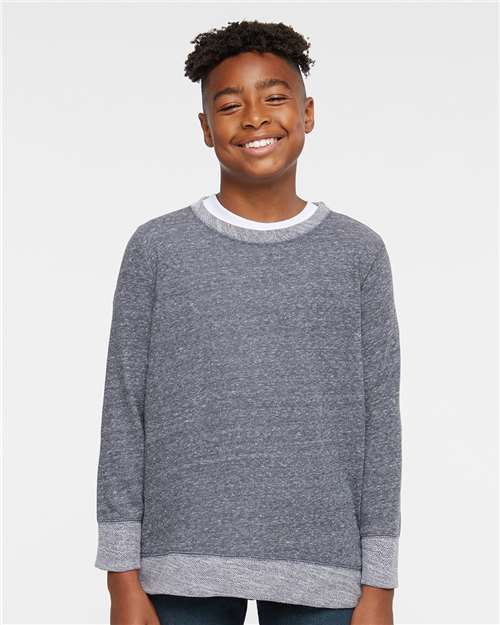 Youth Harborside Mélange French Terry Crewneck Sweatshirt