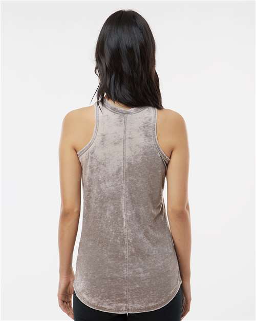 Women’s Zen Jersey Tank Top – On Model – Back