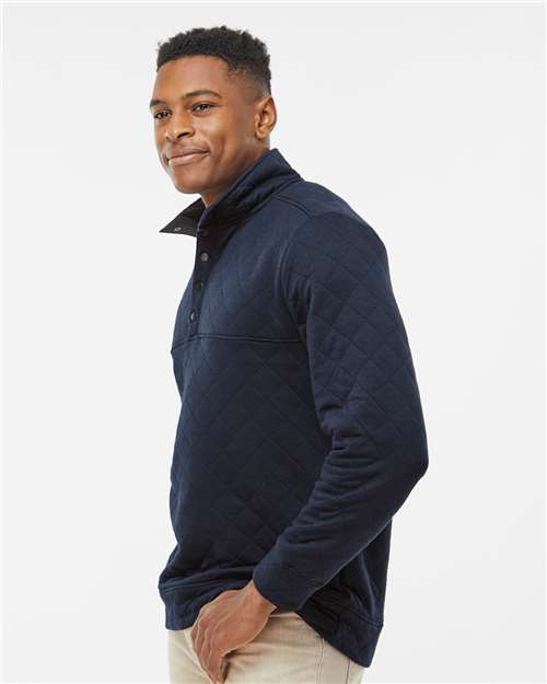 Men's Quilted Half-Snap Pullover