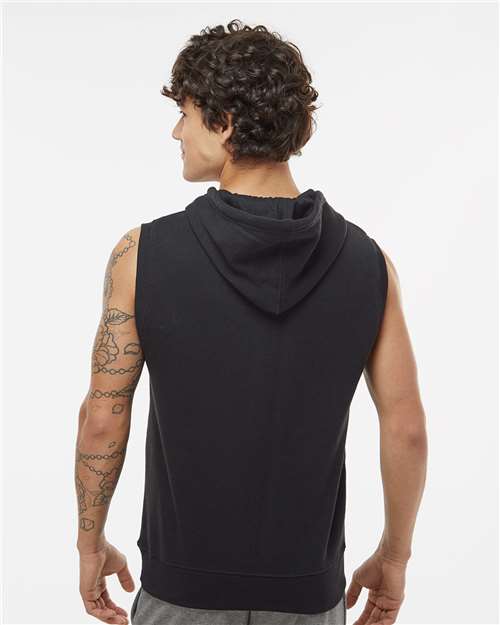 Men's Triblend Sleeveless Hooded Sweatshirt