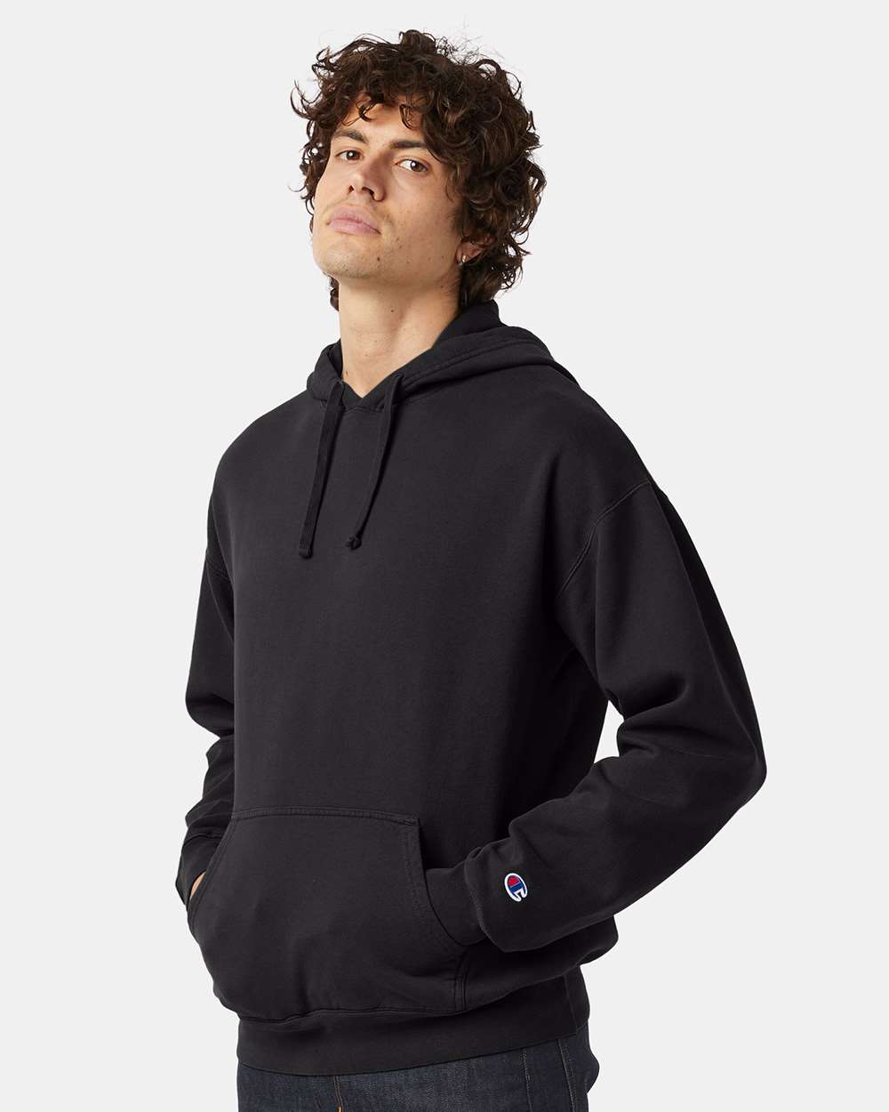 Champion Reverse Weave Garment-Dyed Hooded Sweatshirt, Product