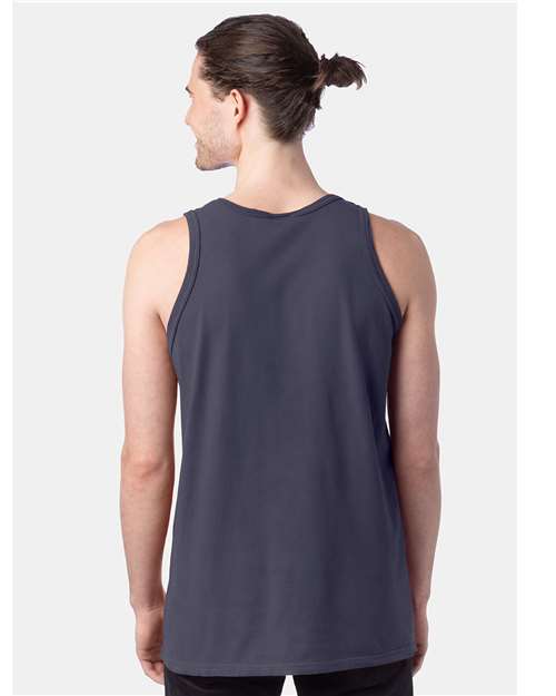 Unisex Garment-Dyed Unisex Tank Top – On Model – Back