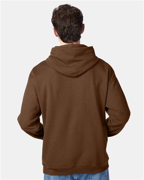 Unisex EcoSmart® Hooded Sweatshirt – On Model – Back