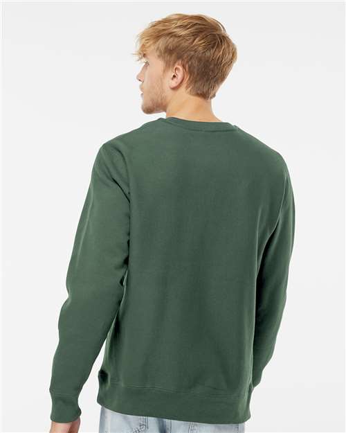 Unisex Legend Premium Heavyweight Cross-Grain Crewneck Sweatshirt – On Model – Back
