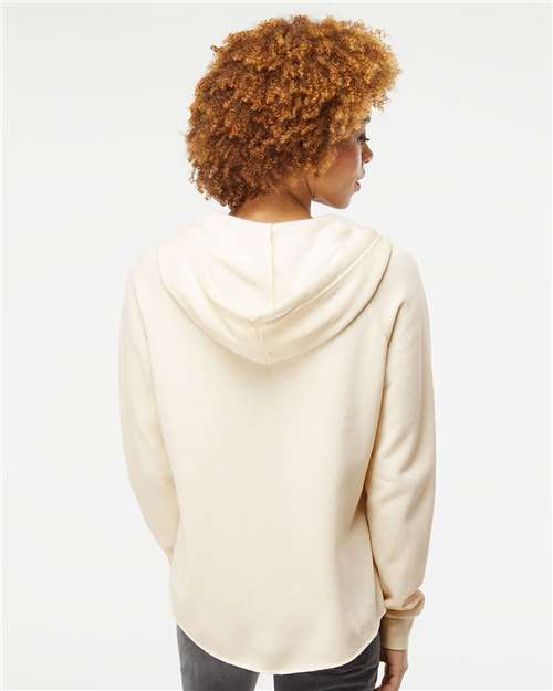 Women's California Wave Wash Full-Zip Hooded Sweatshirt – On Model – Back
