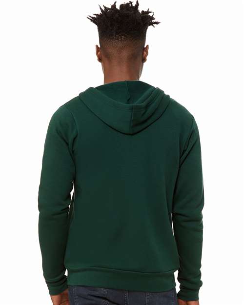 Unisex Sponge Fleece Full-Zip Hoodie Sweatshirt