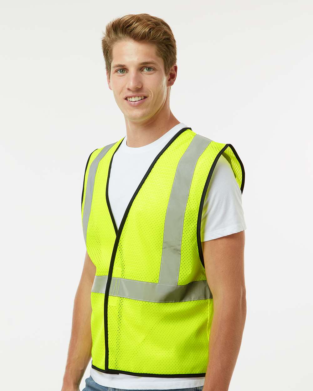 π₯ Kishigo Unisex Hook-and-Loop Mesh Vest Safety Reflective Up To 5XL 1571-1572 - Picture 2 of 7