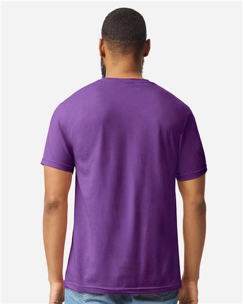 Unisex Softstyle® CVC T-Shirt – On Model – Back