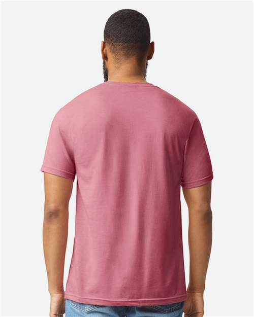 Unisex Softstyle® CVC T-Shirt – On Model – Back