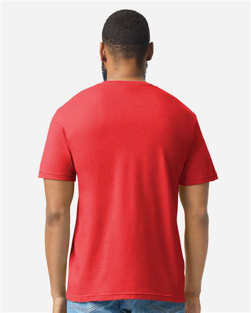 Unisex Softstyle® CVC T-Shirt – On Model – Back