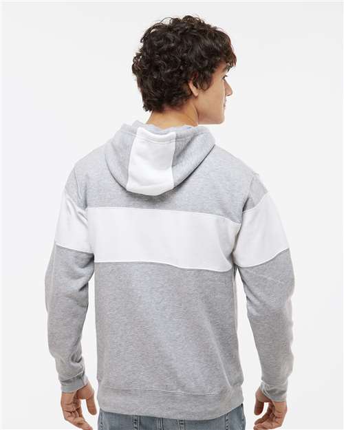 Men's Varsity Fleece Colorblocked Hooded Sweatshirt