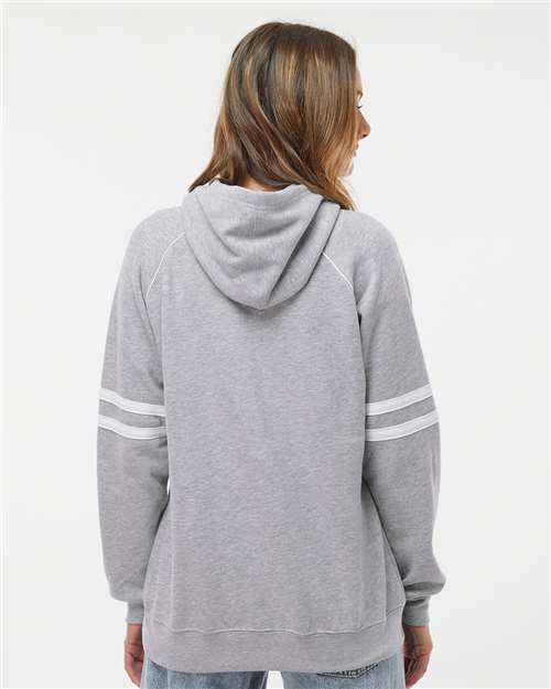 Women's Varsity Fleece Piped Hooded Sweatshirt