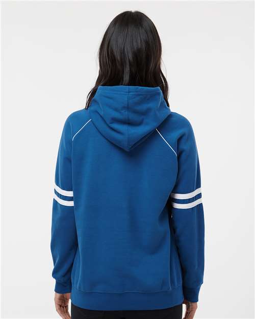 Women's Varsity Fleece Piped Hooded Sweatshirt