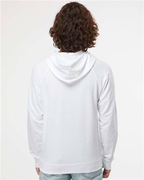 Unisex Icon Lightweight Loopback Terry Hooded Sweatshirt