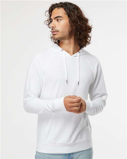 Unisex Icon Lightweight Loopback Terry Hooded Sweatshirt