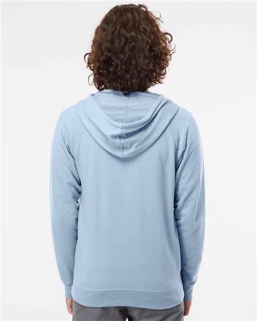 Unisex Icon Lightweight Loopback Terry Full-Zip Hooded Sweatshirt