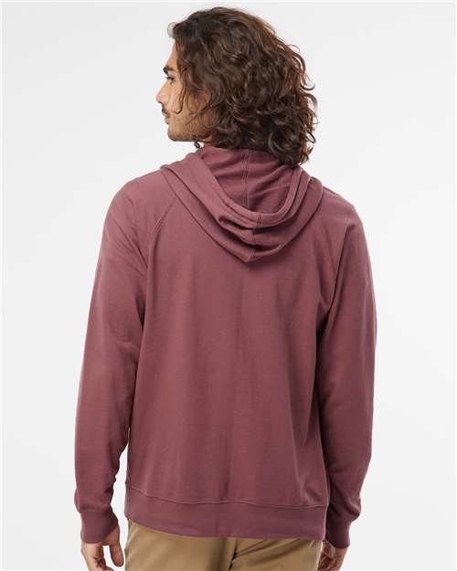 Unisex Icon Lightweight Loopback Terry Full-Zip Hooded Sweatshirt